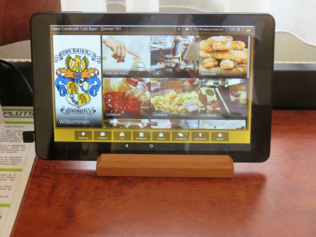 Hotel Conditorei Cafe Baier Schoemberg  外观 照片